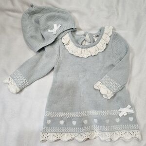 ‼️BUNDLE ONLY‼️ MAX STUDIO BABY | mint Knit Set | 3-6m